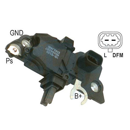 Opel Alternator Konjektoru Z12xep Z14xep Corsa D Astra H - Bosch 1986ae0140