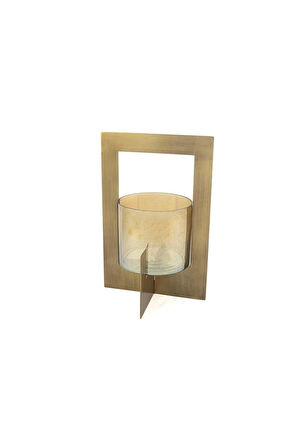 Mikasa Moor Gold Gri Cam Mumluk 21x21x32cm