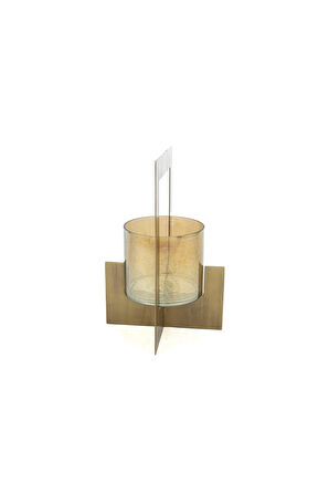 Mikasa Moor Gold Gri Cam Mumluk 21x21x32cm