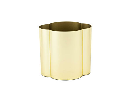 Mikasa Moor Gold Flower Metal Vazo 15x11x15cm