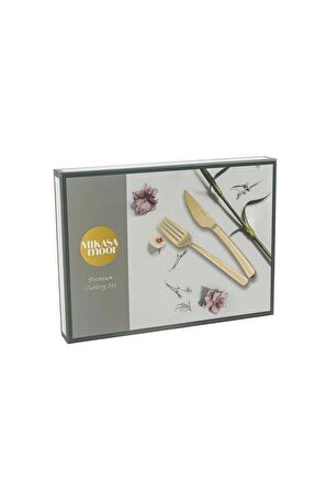 Mikasa Moor Dolce Gold 60 Parça 12 Kişilik Çatal Kaşık Bıçak Seti