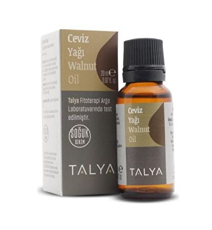 Talya Soğuk Sıkım Ceviz Yağı 20 ml
