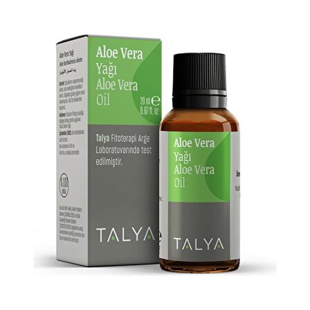 Aloe Vera Yağı, Nemlendirici, %100 Saf Ve Doğal, 20 ml