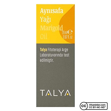 Aynısafa Yağı, Soğuk Sıkım, %100 Saf Ve Doğal, 20 ml