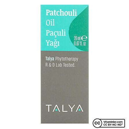 Paçuli Yağı, Doğal, 20 ml