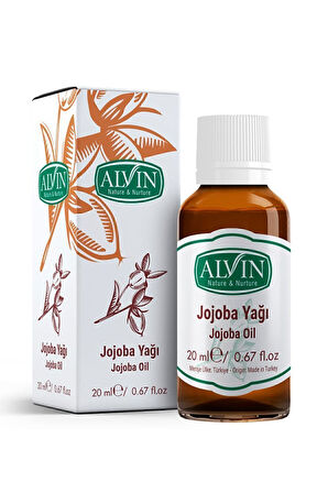 Jojoba Yağı, Soğuk Sıkım, %100 Saf Ve Doğal, 20 ml