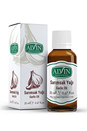 Sarımsak Yağı (Garlic Oil), Dökülen ve Yıpranmış Saçlara Özel, 20 ml