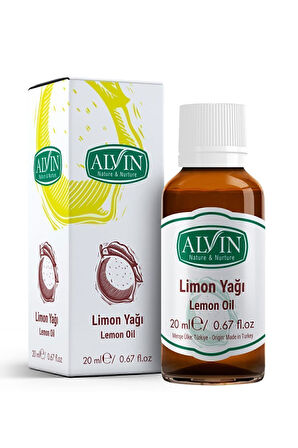 Limon Yağı (Lemon Oil), Doğal, 20 ml