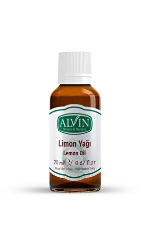 Limon Yağı (Lemon Oil), Doğal, 20 ml