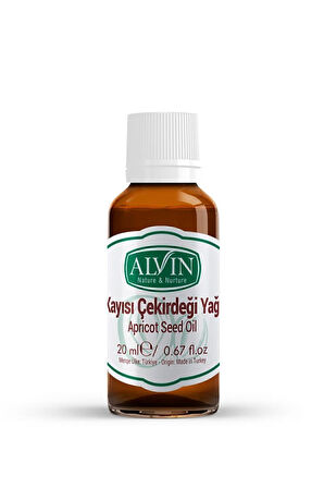 Kayısı Çekirdeği Yağı, Soğuk Sıkım, %100 Saf Ve Doğal, 20 ml