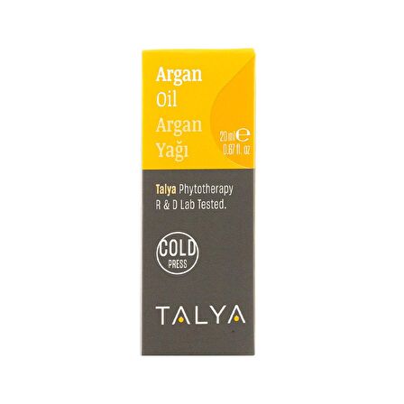 Argan Yağı Soğuk Sıkım%100 Saf Ve Doğal 20 ml