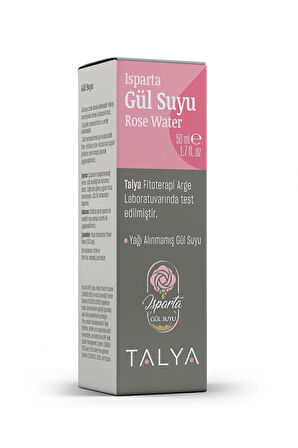 Isparta Gül Suyu, Yağı Alınmamış Gül Suyu, %100 Saf, Doğal Ve Katkısız, Aydınlatıcı Tonik, 50 ml