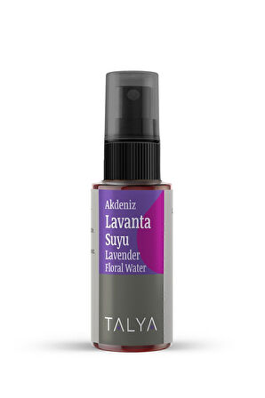 Akdeniz Lavanta Suyu, %100 Saf, Doğal Ve Katıksız, Sprey Şişe, Ferahlatıcı Etkili Tonik, 50 ml