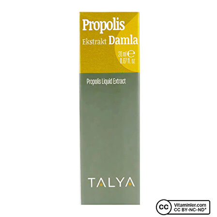 Propolis Ekstrakt Damla (Yetişkinler İçin), 20 ml