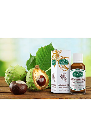 At Kestanesi Yağı, Soğuk Sıkım Ve Doğal, Horse Chestnut Oil, 20 ml