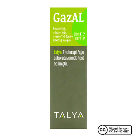 Gazal, Bitki Yağı Karışımı, 20 ml