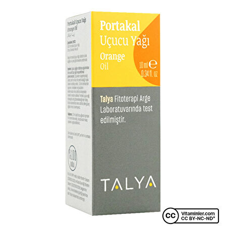 Portakal Uçucu Yağı, %100 Saf Ve Doğal, Seyreltilmemiş, 10 ml