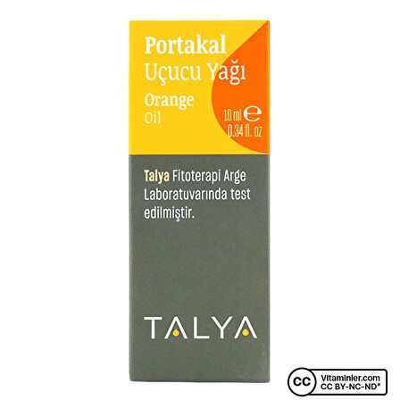 Portakal Uçucu Yağı, %100 Saf Ve Doğal, Seyreltilmemiş, 10 ml