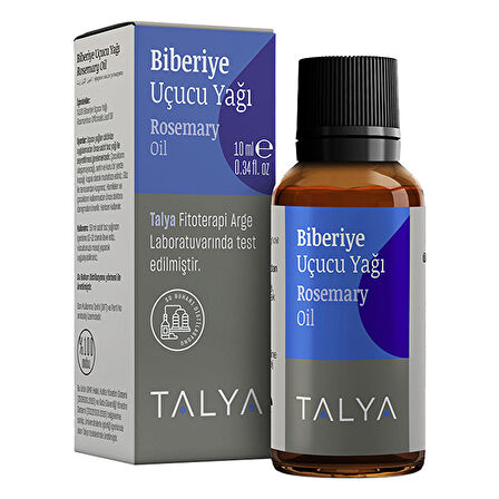 Biberiye Uçucu Yağı, %100 Saf Ve Doğal, Bitkisel Uçucu Yağ, 10 ml