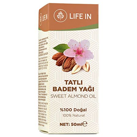 LİFE İN TATLI BADEM YAĞI 50 ML