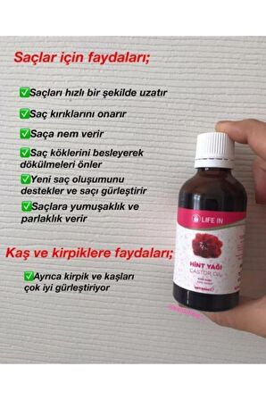 In %100 Doğal Hint Yağı 50 ml