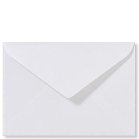 ASİL DAVETİYE ZARFI BEYAZ (140x200 mm.) 110gr 500 ADET