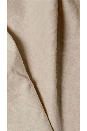 Doğal Ham Bez 4 Kişilik Mutfak Masası Örtüsü 120x150 cm Yıkanabilir Dayanıklı Minimal Tasarım