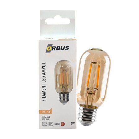 Orbus TA45 4W AMBER E27 360Lm