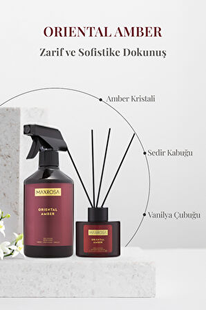 Maxrosa Oriantal Amber Room Spray Oda Spreyi 500 ml