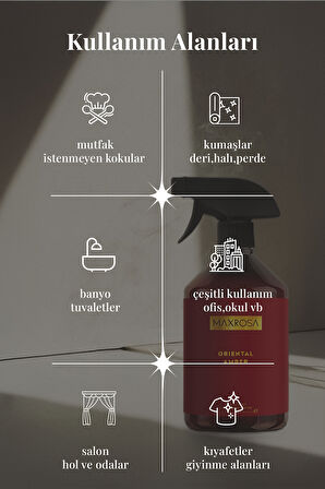 Maxrosa Oriantal Amber Room Spray Oda Spreyi 500 ml