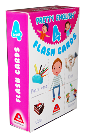 PRETTY ENGLİSH FLASH CARDS-4. GRADE