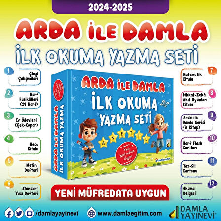 ARDA İLE DAMLA İLK OKUMA YAZMA SETİ