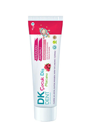 ÇOCUK DİŞ MACUNU FIRÇA HEDİYELİ DK DENT RASBERRY FLAVORED SAGE EXTRACT 50 ML 86979116000457