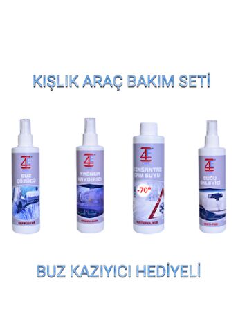 4+1 Aracım Kışa Hazır Paketi - Buz Kazıyıcı Hediyeli