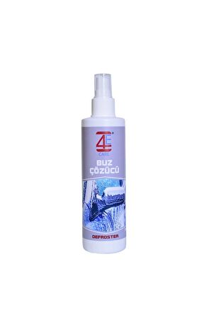 4E CARE Buz Çözücü 250 ml 5 Adet + Buz Kazıyıcı Hediyeli