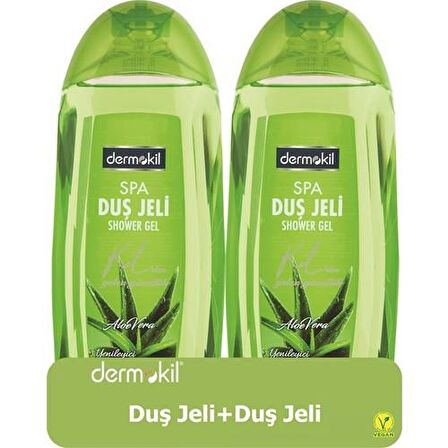 Dermokil Aloe Vera Özlü Duş Jeli 2'li Set