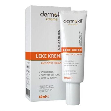 Dermokil Tüm Cilt Tipleri İçin Leke Karşıtı SPF 30 Leke Kremi  60 ml 