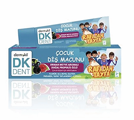 Dermokil DK Dent Orman Meyve Aromalı Beyazlatma Vegan Diş Macunu 50 ml 