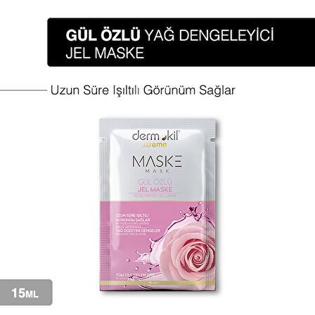 DERMOKİL Gül Özlü Jel Maske 15 ml