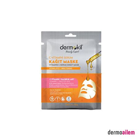 Dermokil Dermokıl Kağıt Maske C Vitaminli 8697916011668