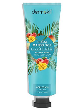 DERMOKİL Mango Özlü El ve Vücut Kremi 75 ml