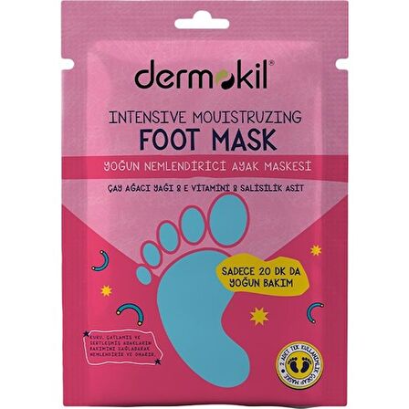 Dermokil Yoğun Nemlendirici Ayak Maskesi 30 ml