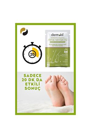 Dermokil Kil Ve Kenevir Yağlı Peeling Etkili Ayak Maskesi 35 Ml 2 ' Li Set