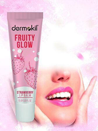 DERMOKİL FRUITY GLOW CILEK LIP BALM 15 ML