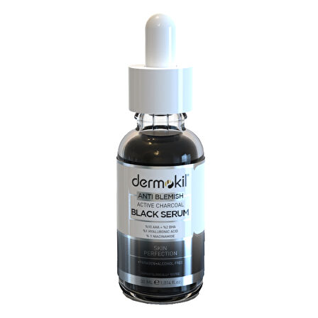 DERMOKİL Antı Blemısh Active Charcoal Black Serum 30 ml