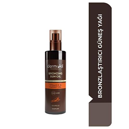 DERMOKIL SUN BRONZLASTIRICI YAĞ 200 ML