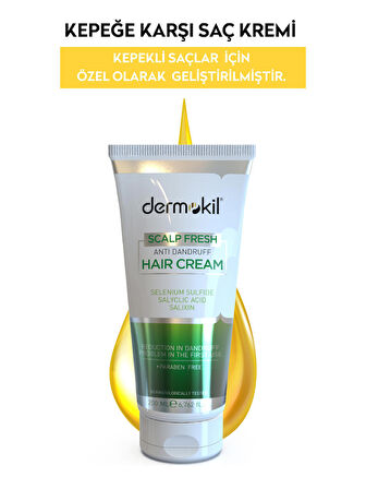 DERMOKİL Kepeğe Karşı Etkili Saç Bakım Kremi 200 ml