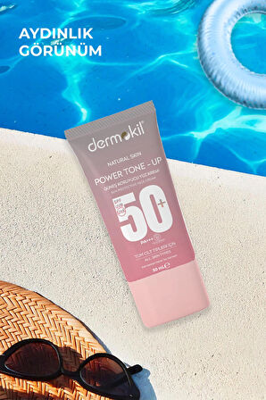 Dermjokil Power Tone Up SPF 50+ Güneş Kremi 50 ml