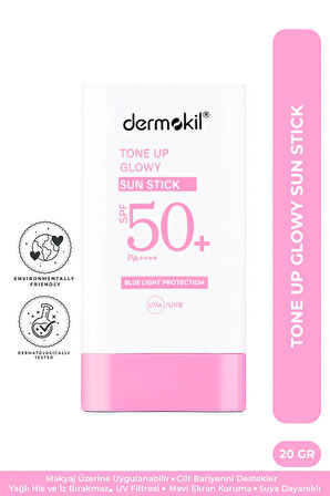 Dermokil Tone Up Glowy Sun Stick SPF 50 Ton Eşitleyici Stick Güneş Koruyucu 20 g