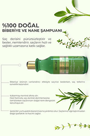 %100 Doğal Biberiye Saç Güçlendirici Şampuan 400 ml